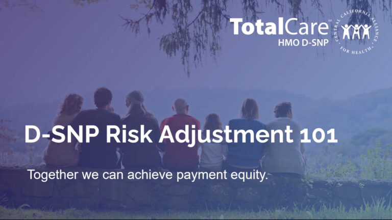 D-SNP Risk Adjustment 101 Training Webinar Cover