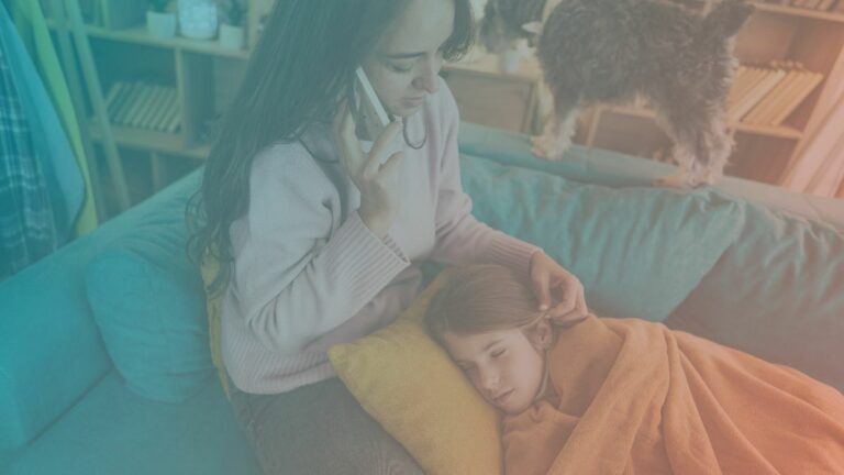 Niam txiv nrog me nyuam.